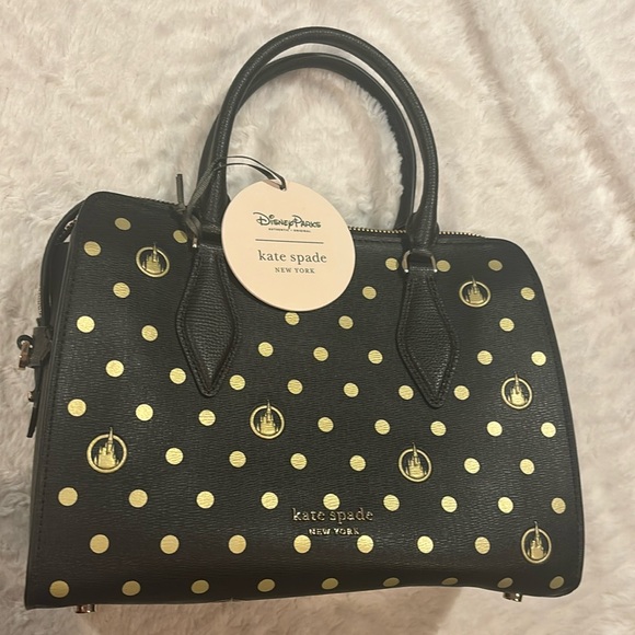 kate spade Handbags - Kate Spade 50th Anniversary Purse Satchel Black and Gold